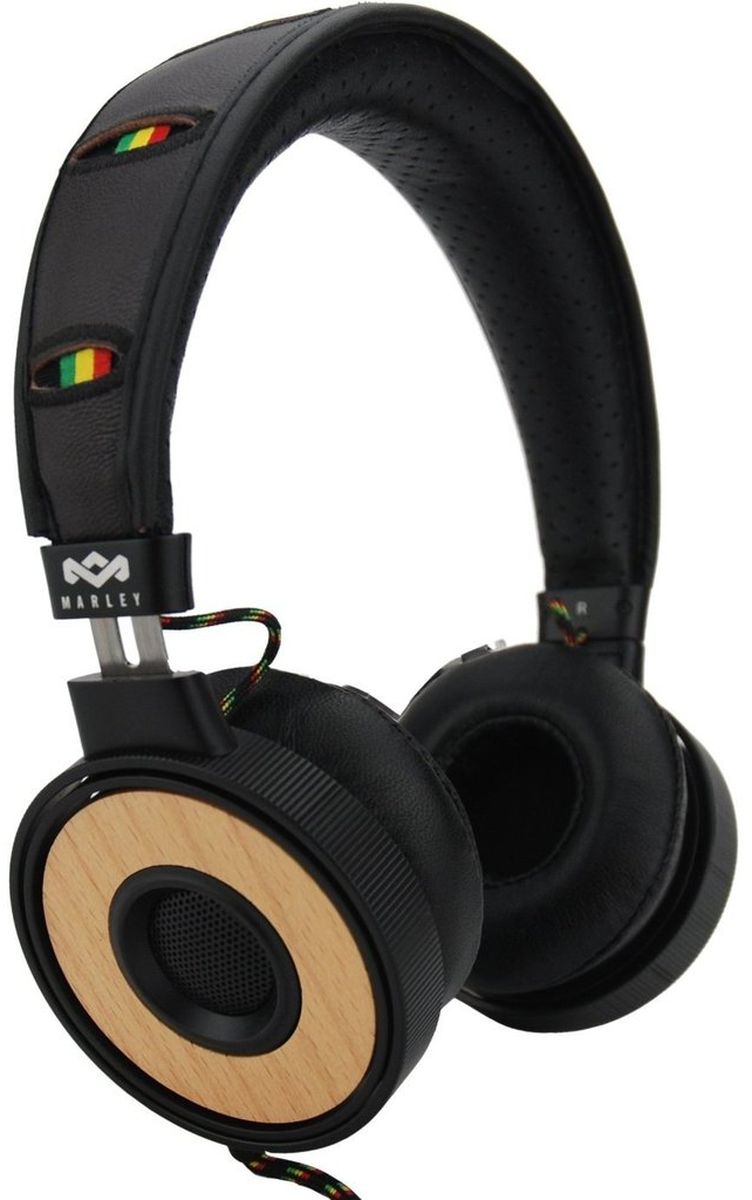 House of Marley Redemption Song OE наушники с микрофономEM-FH023-HA House of Marley Redemption Song OE наушники с микрофономEM-FH023-HAСтильные наушники Redemption Song получили свое название в честь одноименной песни Bob Marley. Уникальными наушники делают сочетание различных материалов: натуральное дерево, металл, кожа и фирменная Rewind ткань. Комфортные ультра-мягкие амбушюры сделаны из натуральной кожи. Помимо этого, на кожаном оголовье присутствуют дизайнерские надрезы сквозь которые видны зелено, желто, красная расцветка. Бамбуковая вставка на чашках придает наушникам солидный вид. А тканевая оплетка кабеля в яркой расцветке не только подчеркивает стильный дизайн, но и предотвращает спутывание. На кабеле трёх-кнопочный пульт управления. 40мм динамики выдают мощный и чистый звук. В комплекте находится чехол для наушников. Совместимость с Apple устройставами.