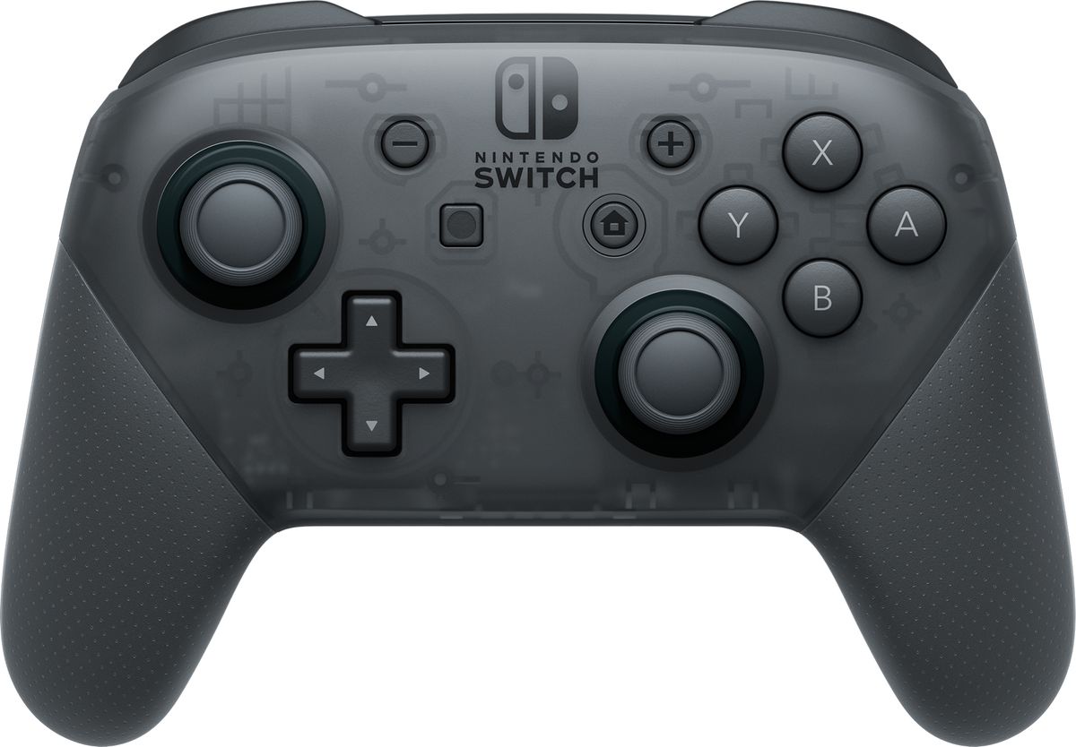 Nintendo Switch Pro геймпадACSWT1 Nintendo Switch Pro геймпадACSWT1Беспроводной контроллер Nintendo Switch Pro станет отличным дополнением к некоторым играм для Nintendo Switch и позволит получить ещё больше эмоций от игр, благодаря удобному расположению кнопок и великолепной управляемости. Кнопка захвата кадра позволяет делать скриншоты во время игры. Кнопка Home приостанавливает запущенную программу и открывает меню, а также мигает, когда получено сообщение. На корпусе контроллера есть индикатор подзарядки. Благодаря этому владелец своевременно узнает, что устройство нужно подключить к сети, чтобы пополнить запас энергии в аккумуляторе. Левый мини-джойстик также можно использовать в качестве кнопки. Встроенный модуль NFC делает подключение контроллера к игровой приставке особенно простым и быстрым. Устройство хорошо лежит в руках, на нём удобно расположены кнопки и мини-джойстики. Благодаря этому у геймера не будет проблем с контролем над действиями персонажа, и он сможет выполнять сложные...
