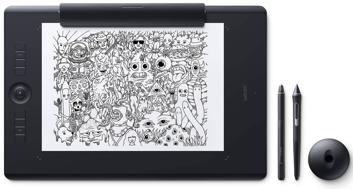 Wacom Intuos Pro Large Paper графический планшет (PTH-860P-R)4949268620628 Wacom Intuos Pro Large Paper графический планшет (PTH-860P-R)4949268620628Wacom Intuos Pro Large Paper - это сочетание современных технологий и рисования на выбранной вами бумаге. Это новый, но и такой знакомый способ работы. Пока вы будете наслаждаться рисованием ручкой Finetip Pen по бумаге, планшет Wacom Intuos Pro Large Paper запомнит каждый ваш штрих, чтобы в дальнейшем вы могли его доработать в любимой программе. Или сразу подключите Wacom Intuos Pro Large Paper к компьютеру и работайте новейшим цифровым пером Wacom Pro Pen 2 в графическом приложении. Корпус Wacom Intuos Pro Large Paper сделан из высококачественных первоклассных материалов: черного анодированного алюминия и стекловолокнистого композитного пластика. Несмотря на толщину всего 8 мм, планшет на ощупь надежный и прочный. В комплект Wacom Intuos Pro Large Paper включена подставка для пера со стальным основанием, предназначенная для хранения запасных наконечников. А еще в нее встроен удобный инструмент для замены наконечников. Настраиваемые...