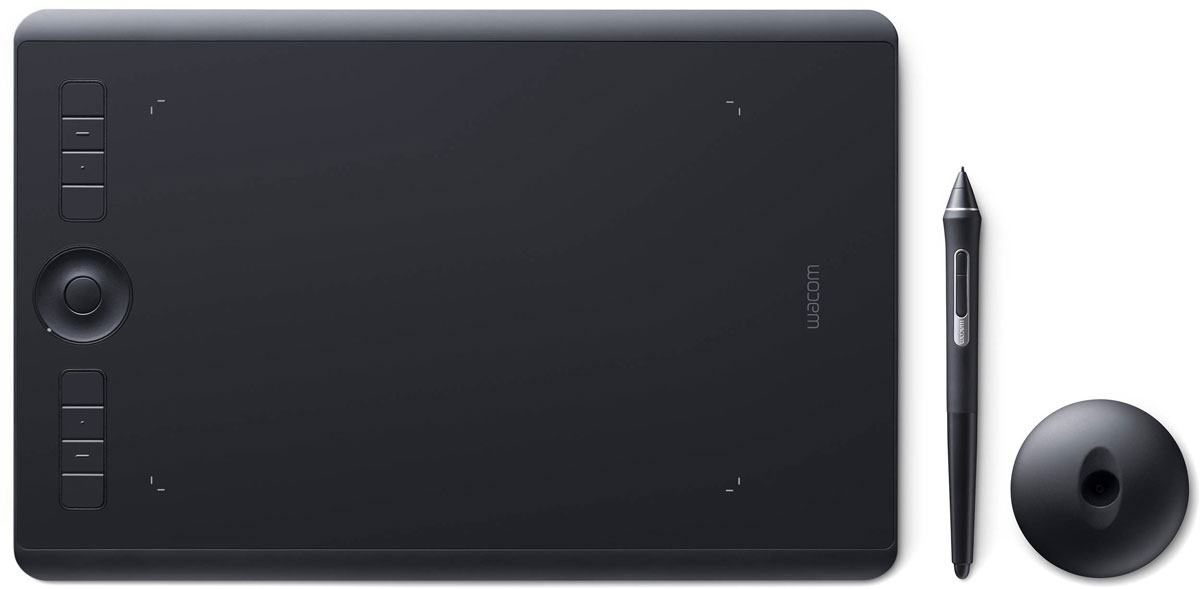 Wacom Intuos Pro Medium графический планшет (PTH-660-R)4949268620598 Wacom Intuos Pro Medium графический планшет (PTH-660-R)4949268620598Wacom Intuos Pro - это триумф современных технологий. Это новые ощущения и результаты работы с пером Wacom Pro Pen 2. Это утонченный дизайн и беспроводное (bluetooth) соединение с ПК. Это вспомогательные клавиши Express Keys и сенсорное кольцо Touch Ring. Создавайте новое с новым Intuos Pro! Подключите Wacom Intuos Pro к своему компьютеру Mac или PC с Windows, используя USB-кабель или технологию Bluetooth, установите драйверы - и можете приступать к работе в любом творческом приложении. Новое перо Wacom Pro Pen 2 незамедлительно превратится в ваш любимый инструмент для творчества. Оно обладает повышенной чувствительностью, точностью и быстротой реакции по сравнению со всеми выпущенными ранее моделями. Корпус Wacom Intuos Pro сделан из высококачественных первоклассных материалов: черного анодированного алюминия и стекловолокнистого композитного пластика. Несмотря на толщину всего 8 мм, планшет на ощупь надежный и прочный. В...