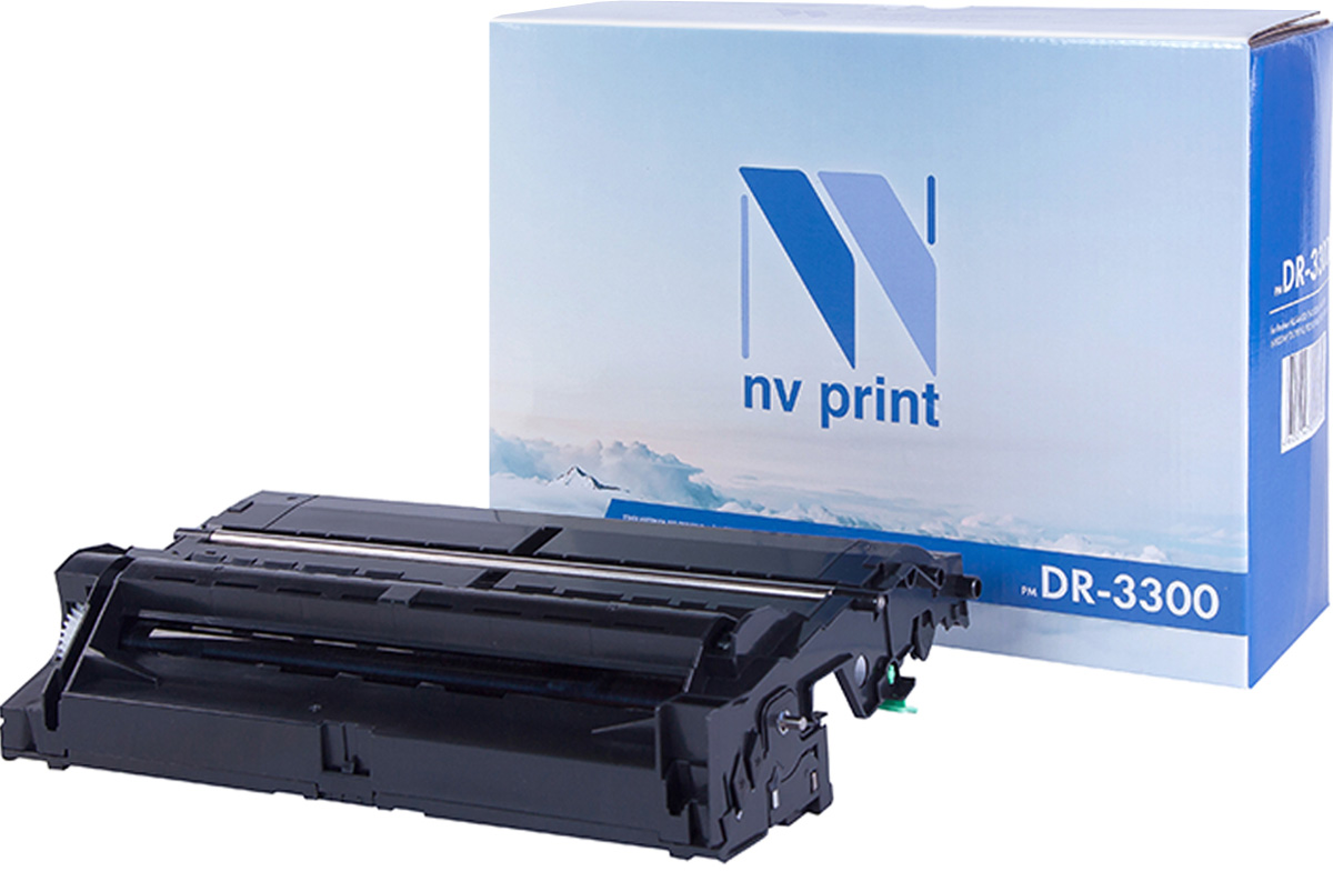 NV Print DR3300, Black фотобарабан для Brother HL5440D/5450DN/5470DW/6180DW/DCP8110/8250/MFC8520/8950NV-DR3300 NV Print DR3300, Black фотобарабан для Brother HL5440D/5450DN/5470DW/6180DW/DCP8110/8250/MFC8520/8950NV-DR3300Драм-картридж NV Print DR3300 производится по оригинальной технологии из совершенно новых комплектующих. Все картриджи проходят тестовую проверку на предмет совместимости и имеют сертификаты качества. Лазерные принтеры, копировальные аппараты и МФУ являются более выгодными в печати, чем струйные устройства, так как лазерных картриджей хватает на значительно большее количество отпечатков, чем обычных.