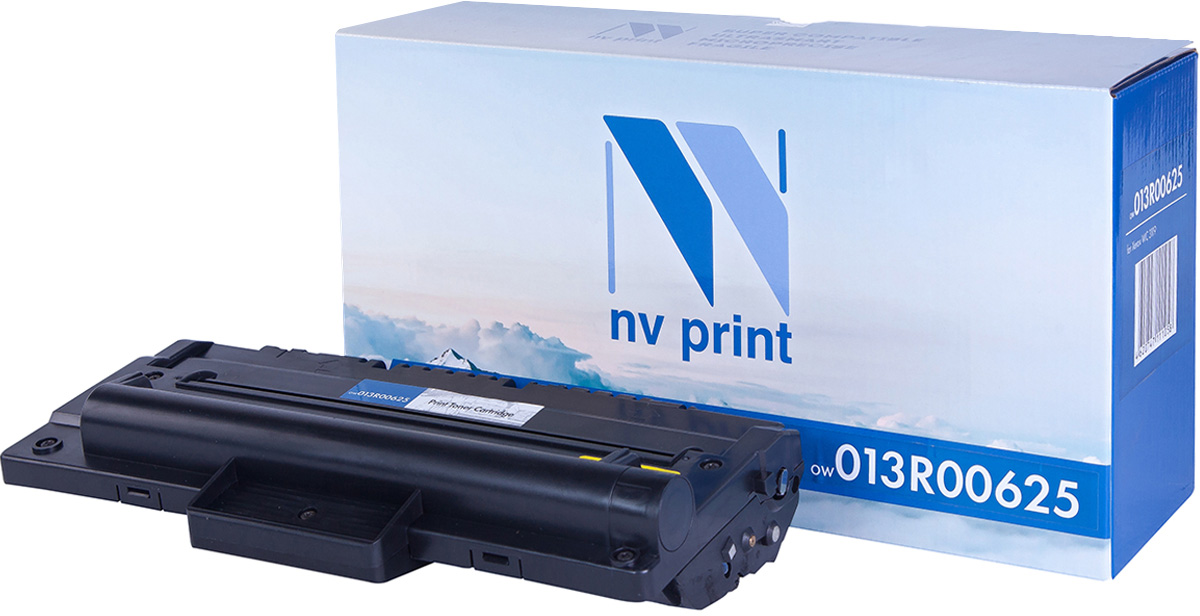 NV Print NV-013R00625, Black тонер-картридж для Xerox WorkCentre 3119NV-013R00625 NV Print NV-013R00625, Black тонер-картридж для Xerox WorkCentre 3119NV-013R00625Совместимый лазерный картридж NV Print NV-013R00625 для печатающих устройств Xerox - это альтернатива приобретению оригинальных расходных материалов. При этом качество печати остается высоким. Картридж обеспечивает повышенную чёткость чёрного текста и плавность переходов оттенков серого цвета и полутонов, позволяет отображать мельчайшие детали изображения. Лазерные принтеры, копировальные аппараты и МФУ являются более выгодными в печати, чем струйные устройства, так как лазерных картриджей хватает на значительно большее количество отпечатков, чем обычных. Для печати в данном случае используются не чернила, а тонер.
