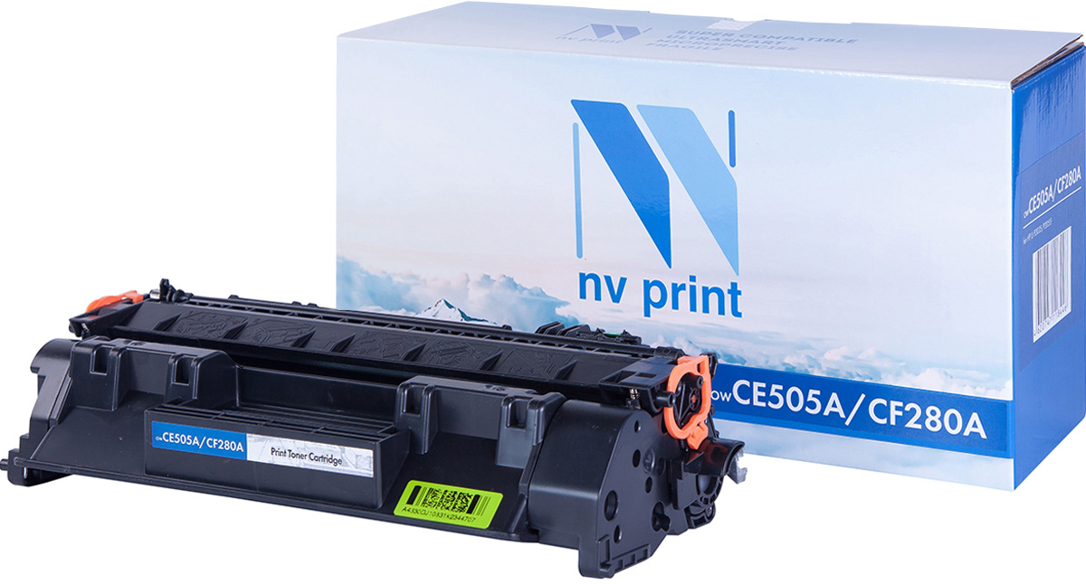 NV Print NV-CF280A/CE505A, Black тонер-картридж для HP LaserJet P2035/P2055/400/M401/M425NV-CF280A/CE505A NV Print NV-CF280A/CE505A, Black тонер-картридж для HP LaserJet P2035/P2055/400/M401/M425NV-CF280A/CE505AСовместимый лазерный картридж NV Print NV-CF280A/CE505A для печатающих устройств HP - это альтернатива приобретению оригинальных расходных материалов. При этом качество печати остается высоким. Картридж обеспечивает повышенную чёткость чёрного текста и плавность переходов оттенков серого цвета и полутонов, позволяет отображать мельчайшие детали изображения. Лазерные принтеры, копировальные аппараты и МФУ являются более выгодными в печати, чем струйные устройства, так как лазерных картриджей хватает на значительно большее количество отпечатков, чем обычных. Для печати в данном случае используются не чернила, а тонер.