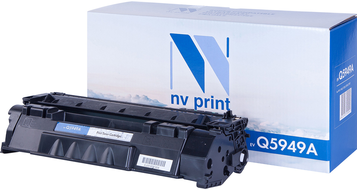 NV Print NV-Q5949A, Black тонер-картридж для HP LaserJet 1160/1320/3390/3392NV-Q5949A NV Print NV-Q5949A, Black тонер-картридж для HP LaserJet 1160/1320/3390/3392NV-Q5949AСовместимый лазерный картридж NV Print NV-Q5949A для печатающих устройств HP LaserJet и Canon - это альтернатива приобретению оригинальных расходных материалов. При этом качество печати остается высоким. Картридж обеспечивает повышенную чёткость чёрного текста и плавность переходов оттенков серого цвета и полутонов, позволяет отображать мельчайшие детали изображения. Лазерные принтеры, копировальные аппараты и МФУ являются более выгодными в печати, чем струйные устройства, так как лазерных картриджей хватает на значительно большее количество отпечатков, чем обычных. Для печати в данном случае используются не чернила, а тонер.