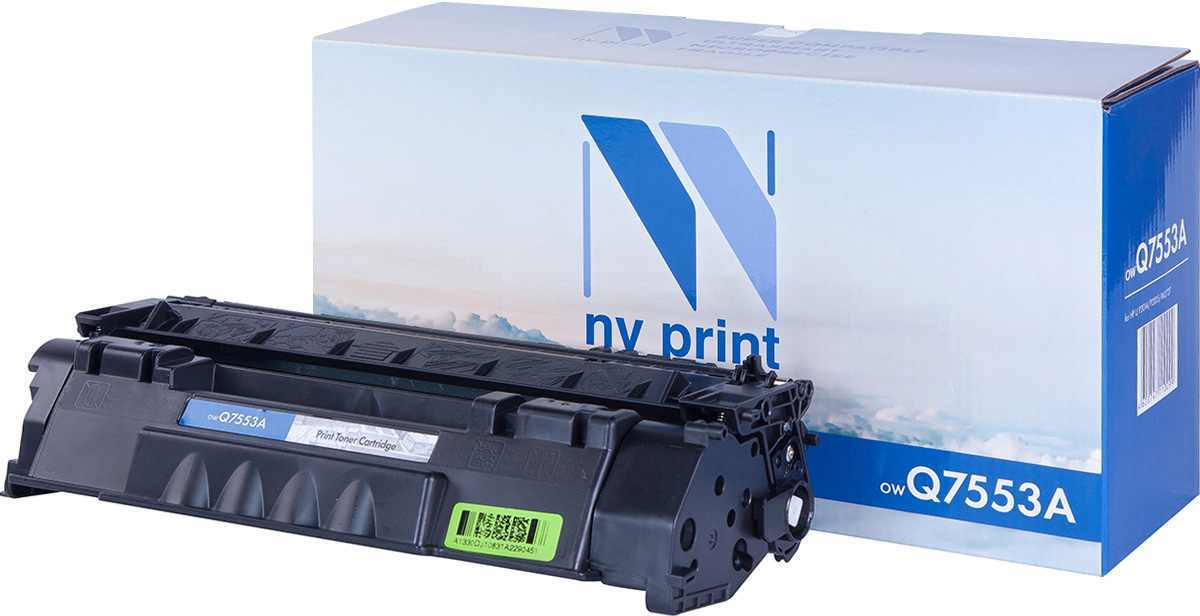 NV Print NV-Q7553A, Black тонер-картридж для HP LaserJet P2014/P2015/M2727NV-Q7553A NV Print NV-Q7553A, Black тонер-картридж для HP LaserJet P2014/P2015/M2727NV-Q7553AСовместимый лазерный картридж NV Print NV-Q7553A для печатающих устройств HP LaserJet - это альтернатива приобретению оригинальных расходных материалов. При этом качество печати остается высоким. Картридж обеспечивает повышенную чёткость чёрного текста и плавность переходов оттенков серого цвета и полутонов, позволяет отображать мельчайшие детали изображения. Лазерные принтеры, копировальные аппараты и МФУ являются более выгодными в печати, чем струйные устройства, так как лазерных картриджей хватает на значительно большее количество отпечатков, чем обычных. Для печати в данном случае используются не чернила, а тонер.