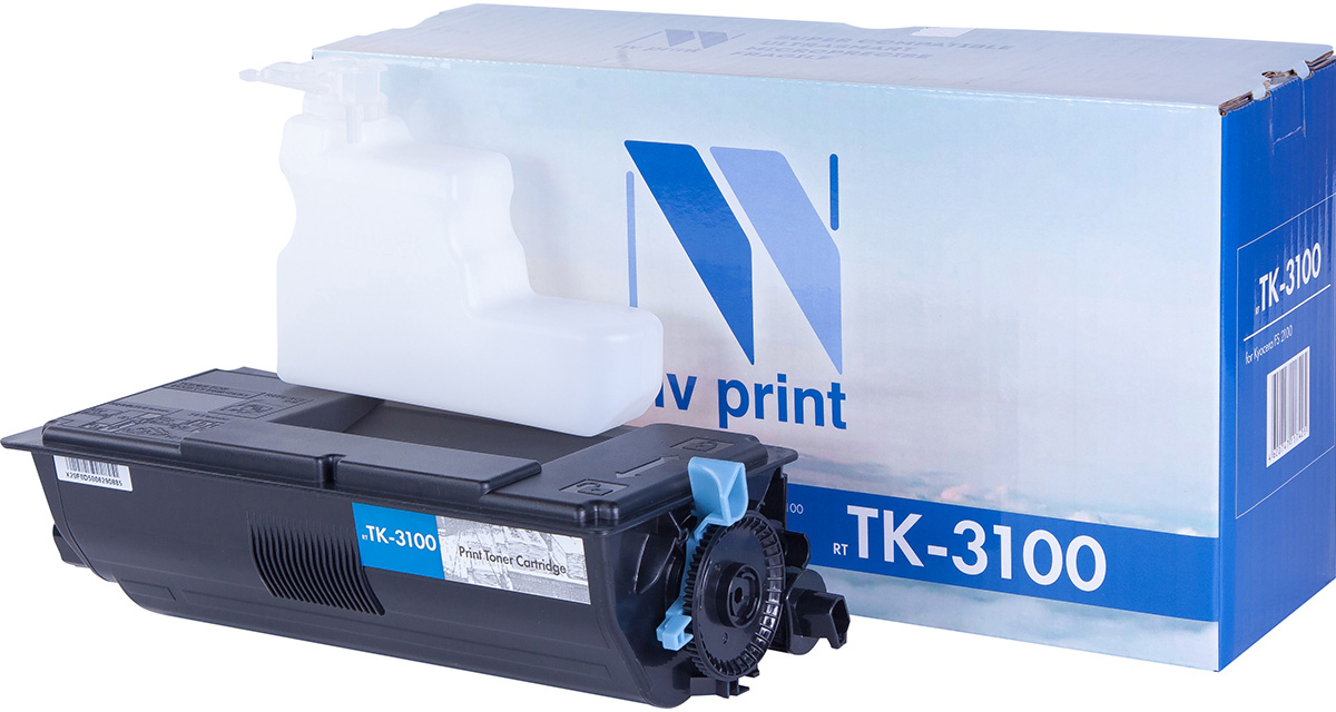 NV Print NV-TK3100, Black тонер-картридж для Kyocera FS-2100D/2100DN/M3040dn/M3540dnNV-TK3100 NV Print NV-TK3100, Black тонер-картридж для Kyocera FS-2100D/2100DN/M3040dn/M3540dnNV-TK3100Совместимый лазерный картридж NV Print NV-TK3100 для печатающих устройств Kyocera - это альтернатива приобретению оригинальных расходных материалов. При этом качество печати остается высоким. Картридж обеспечивает повышенную чёткость чёрного текста и плавность переходов оттенков серого цвета и полутонов, позволяет отображать мельчайшие детали изображения. Лазерные принтеры, копировальные аппараты и МФУ являются более выгодными в печати, чем струйные устройства, так как лазерных картриджей хватает на значительно большее количество отпечатков, чем обычных. Для печати в данном случае используются не чернила, а тонер.