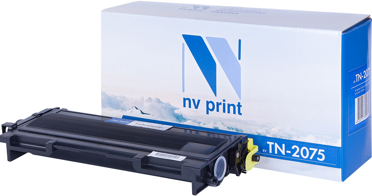 NV Print TN2075, Black тонер-картридж для Brother HL2030/2040/2070N, Brother MFC DCP-7010R/7025R/7420/7820N, FAX2825/2920NV-TN2075 NV Print TN2075, Black тонер-картридж для Brother HL2030/2040/2070N, Brother MFC DCP-7010R/7025R/7420/7820N, FAX2825/2920NV-TN2075Совместимый лазерный картридж NV Print TN2075 для печатающих устройств Brother - это альтернатива приобретению оригинальных расходных материалов. При этом качество печати остается высоким. Картридж обеспечивает повышенную чёткость чёрного текста и плавность переходов оттенков серого цвета и полутонов, позволяет отображать мельчайшие детали изображения. Лазерные принтеры, копировальные аппараты и МФУ являются более выгодными в печати, чем струйные устройства, так как лазерных картриджей хватает на значительно большее количество отпечатков, чем обычных. Для печати в данном случае используются не чернила, а тонер.