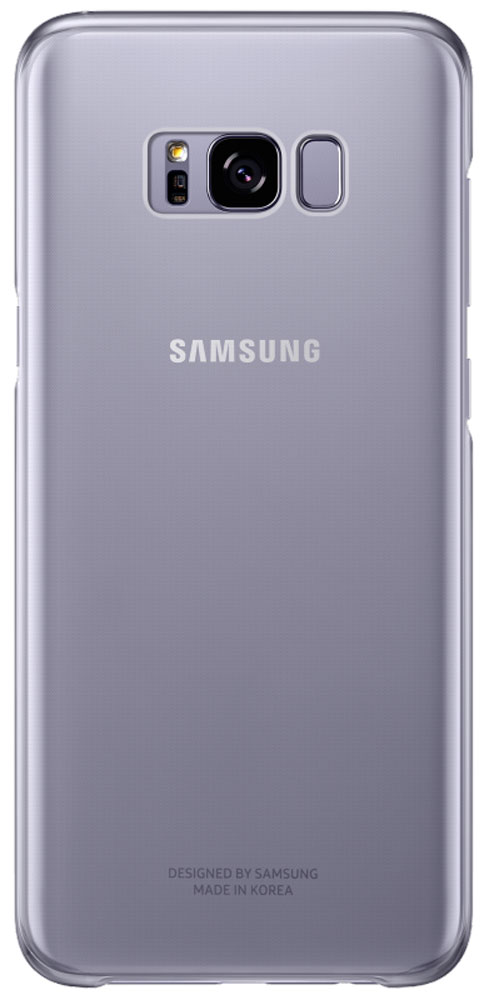 Samsung EF-QG950C Clear Cover чехол для Galaxy S8, VioletEF-QG950CVEGRU Samsung EF-QG950C Clear Cover чехол для Galaxy S8, VioletEF-QG950CVEGRUSamsung EF-QG950C Clear Cover - прозрачная накладка на заднюю крышку смартфона Samsung Galaxy S8. Тонкий чехол практически не увеличивает размеров смартфона, сохраняя его оригинальный внешний вид и защищая от пыли, грязи и повреждений. Оснащен необходимыми отверстиями под порты и камеру.