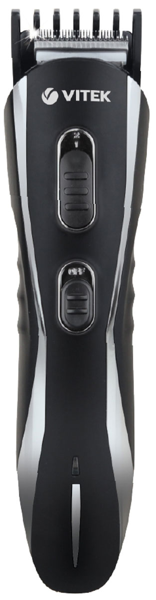Vitek VT-2547(ВК) триммерVT-2547(ВК) Vitek VT-2547(ВК) триммерVT-2547(ВК)Универсальный беспроводной триммер Vitek VT-2547(ВК) - это надежный помощник как дома, так и в путешествии. Вне зависимости от направления стрижки, триммер легко обрабатывает все участки и контуры лица для создания образа за считанные минуты. 11 настроек длины стрижки позволяют максимально персонализировать стрижку в диапазоне от 04 мм до 12 мм. Лезвия выполнены высококачественной стали, они обеспечивают высокую точность стрижки. Встроенный NiMh аккумулятор емкостью 550 мАч позволяет устройству работать до 45 минут на одном подзаряде.