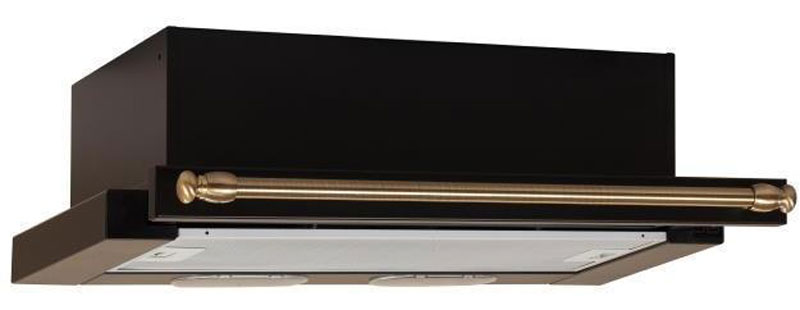 Elikor Интегра 60П-400-В2Л, Antracite Bronze встраиваемая вытяжка841038_антрацит, рейлинг бронза Elikor Интегра 60П-400-В2Л, Antracite Bronze встраиваемая вытяжка841038_антрацит, рейлинг бронзаElikor Интегра 60П-400-В2Л - экономичное решение, которое подойдет для любой кухни. Выдвижная панель вытяжки позволяет значительно увеличить зону всасывания над рабочей поверхностью, тем самым, повышая эффективность удаления загрязнённого воздуха. Интегра без труда монтируется в подвесной кухонный шкаф над плитой, что позволяет сохранить больше свободного пространства на кухне, что так важно для любой хозяйки. Отличительной особенностью прибора является применение новой турбины, созданной в лаборатории итальянской группы BEST. Эта разработка позволила значительно снизить шум и уровень потребления электроэнергии, по сравнению с двухмоторными версиями подобных устройств.