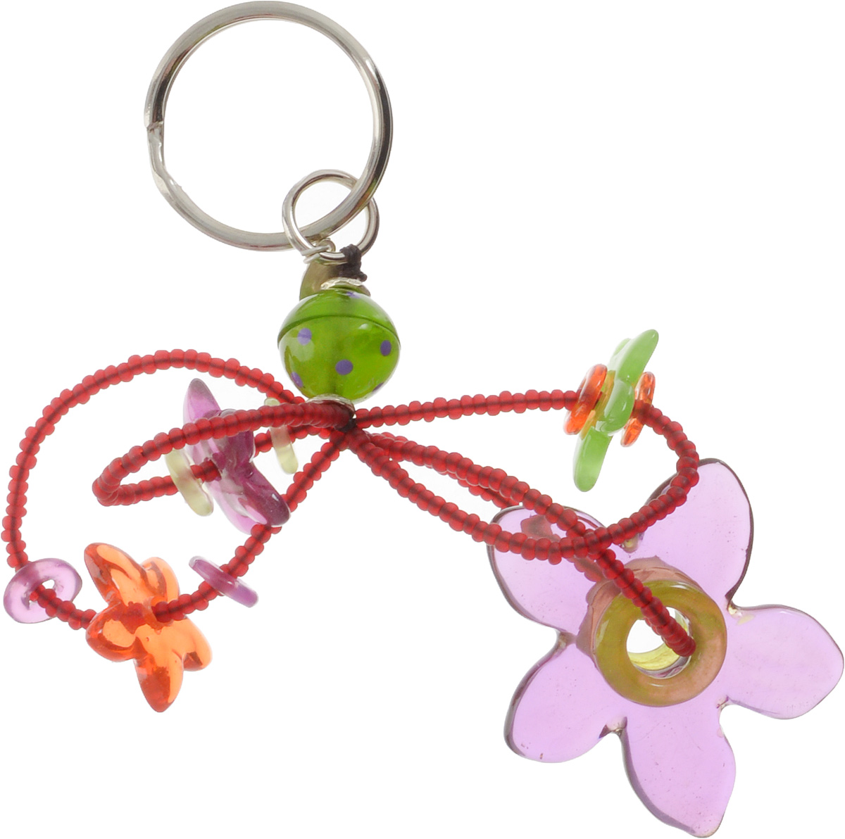Брелок Lalo Treasures, цвет: сиреневый, зеленый. KR4866KR4866 Брелок Lalo Treasures, цвет: сиреневый, зеленый. KR4866KR4866Брелок Lalo Treasures изготовлен из ювелирной смолы ярких цветов. Он оформлен подвесными цветочками и крепится к кольцу с помощью крепкого шнурка. Оригинальный брелок подчеркнет вашу индивидуальность, а также станет отличным подарком для любительниц модных новинок в мире аксессуаров.