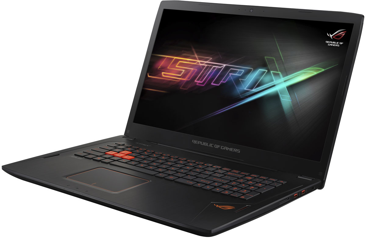 ASUS ROG GL702VM (GL702VM-GC035T)GL702VM-GC035T ASUS ROG GL702VM (GL702VM-GC035T)GL702VM-GC035TНоутбук ASUS ROG GL702VM - это мощный процессор Intel и геймерская видеокарта NVIDIA GeForce GTX в компактном и легком корпусе. С этим мобильным компьютером вы сможете играть в любимые игры где угодно. В аппаратную конфигурацию ноутбука ROG GL702VM входит процессор Intel Core i7-6700HQ шестого поколения и дискретная видеокарта NVIDIA GeForce GTX 1060 с поддержкой Microsoft DirectX 12. Мощные компоненты обеспечивают высокую скорость в современных играх и тяжелых приложениях, например при редактировании видео. Видеокарта NVIDIA GeForce GTX 1060 предлагает полную совместимость с современными системами виртуальной реальности и высокую производительность, необходимую для их надлежащей работы. Ноутбук ROG GL702VM - это тонкое (24,7 мм) и довольно легкое (2,7 кг) устройство, учитывая тот факт, что он представляет собой полноценную геймерскую платформу. Он без труда поместится в сумку или рюкзак и позволит своему владельцу окунуться в...