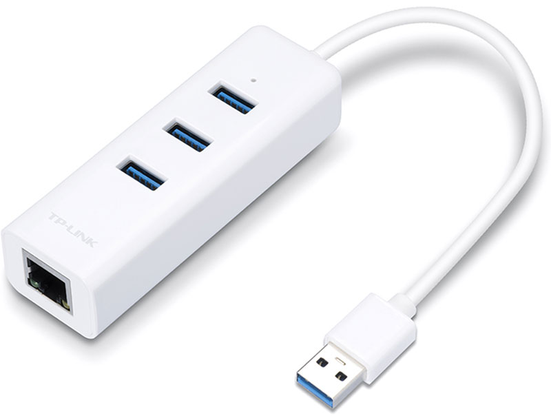 TP-Link UE330 USB 3.0, White сетевой адаптер сетевой адаптер gigabit ethernet tp link ue330 usb 3 0