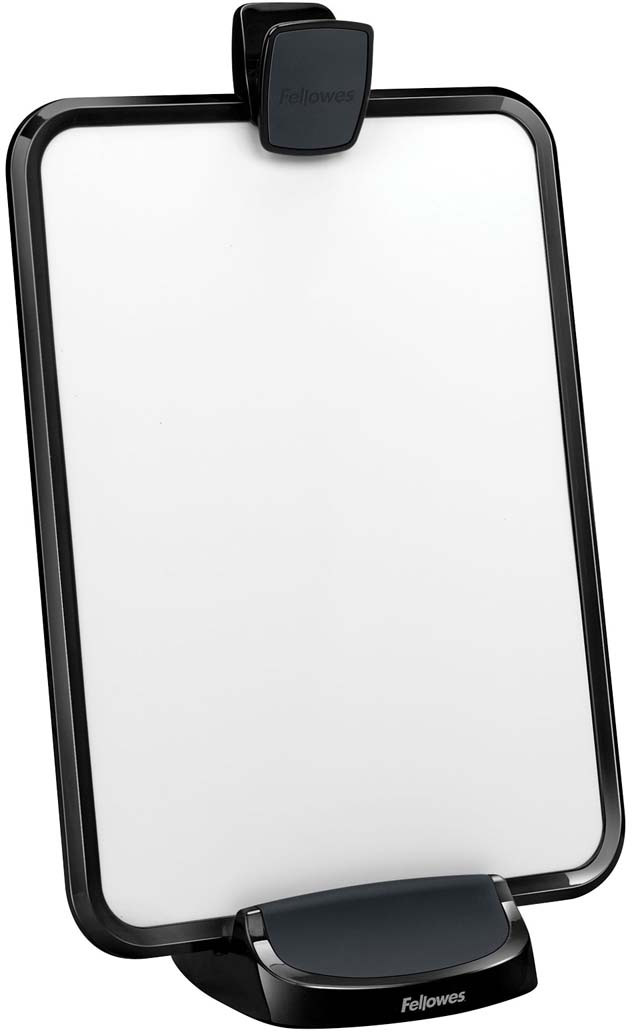 Fellowes I-Spire Series, Black держатель для документов и планшетаFS-94726 Fellowes I-Spire Series, Black держатель для документов и планшетаFS-947265в1: держатель для документов, планшетного ПК, доска для заметок, магнитная доска и блокнот с зажимом. Держатель для документов может удерживать до 15 страниц А4 формата. Расположение доски и зажима может быть как вертикальным, так и горизонтальным. Утяжеленное основание обеспечивает необходимую устойчивость. Размер держателя: В368 х Ш240 х Г151 мм. Поставляется в сборе. Гарантия 1 год