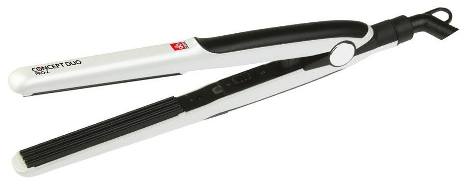 Dewal Consept Duo Pro-Z 03-029Z щипцы-гофре03-029Z Dewal Consept Duo Pro-Z 03-029Z щипцы-гофре03-029ZЩипцы-гофре Dewal Consept Duo Pro-Z 03-029Z превосходно придают форму волосам от корней до кончиков волос и за несколько минут создадут Ваш неповторимый динамичный и модный стиль. Устройство нагревается буквально за несколько секунд. Термостойкий корпус позволяет избежать ожогов кожи рук и головы. Керамико-турмалиновое покрытие полотен Размер рабочих полотен: 15 мм x 100 мм