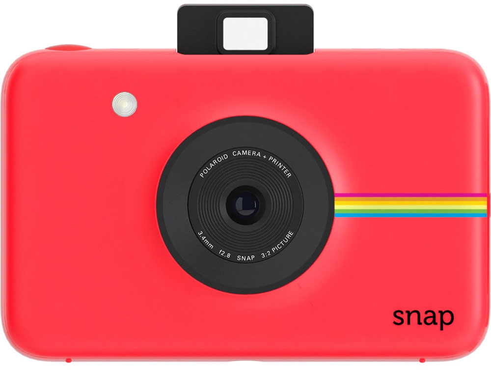 Polaroid Snap, Red фотокамера мгновенной печатиPOLSP01RE Polaroid Snap, Red фотокамера мгновенной печатиPOLSP01REPolaroid Snap - компактная камера, способная сразу распечатать полученный снимок. В устройстве используется технология ZINK, позволяющая получать отпечатки без использования чернил. Данная разработка уже успела зарекомендовать себя в других камерах Polaroid. Снимки разрешением 10 Мп мгновенно преобразуются в отпечатки размером 2х3 дюйма. Хранить фотографии можно на карте памяти microSD объёмом до 32 ГБ. Дополняют картину несколько сценариев съёмки, возможность выставить таймер, а также режим, в котором камера делает шесть снимков за 10 секунд. Формат отпечатков: 50 мм х 75 мм