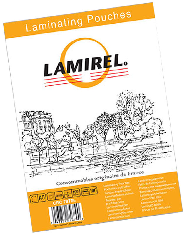 Lamirel А5 LA-78766 пленка для ламинирования, 100 мкм (100 шт)LA-78766 Lamirel А5 LA-78766 пленка для ламинирования, 100 мкм (100 шт)LA-78766Пакетная пленка Lamirel LA-78766 предназначена для защиты документов от нежелательных внешних воздействий. Обеспечивает улучшенную защиту от грязи, пыли, влаги. Документ дополнительно получает жесткость на изгиб и защиту от механического воздействия и потертостей. Идеально подходит для интенсивной эксплуатации. Глянцевое покрытие улучшает внешний вид документа: краски становятся глубже, ярче и контрастнее.