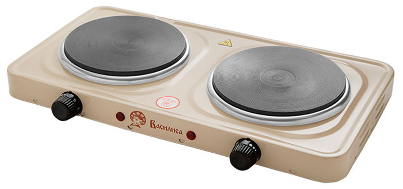 Василиса ПЭ8-2000, Beige плитка электрическаяПЭ8-2000 Василиса ПЭ8-2000, Beige плитка электрическаяПЭ8-2000Электрическая плитка Василиса ПЭ8-2000 пригодится дома и на даче, в студенческом общежитии или на маленькой кухне. Плитка имеет надежное эмалевое покрытие, которое легко чистится, устойчиво к истиранию и долго сохраняет отличный внешний вид. О том, что нагревательный элемент подключен к сети, сигнализирует красный индикатор. Мощность можно регулировать при помощи поворотного переключателя-термостата.