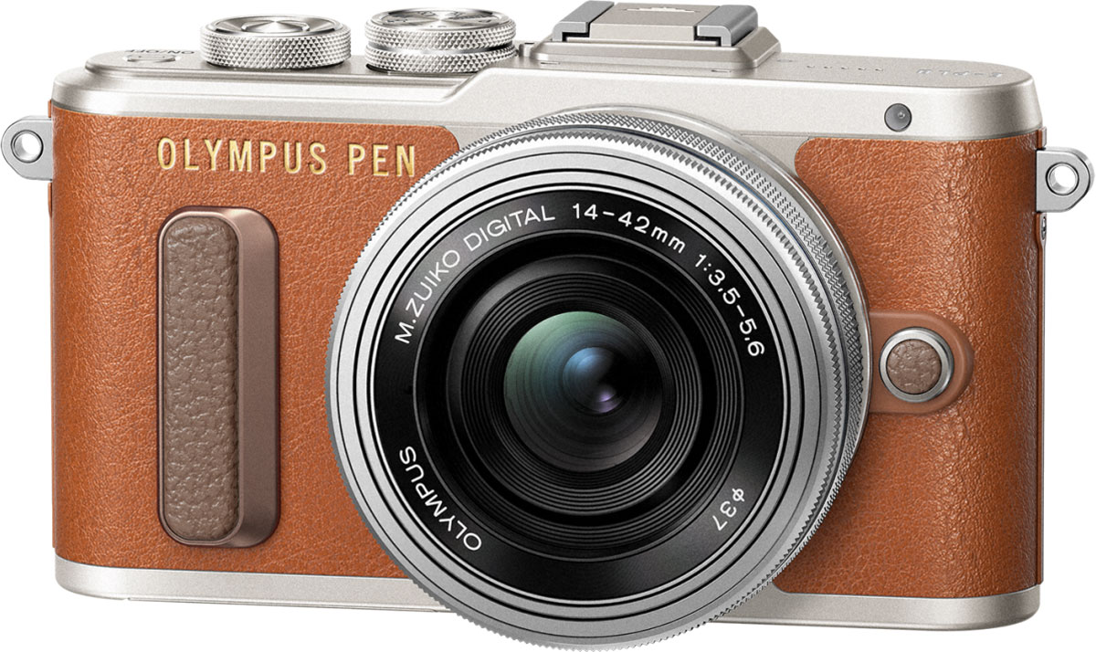 Olympus PEN E-PL8 Kit 14-42 EZ, Brown фотокамераV205082NE000 Olympus PEN E-PL8 Kit 14-42 EZ, Brown фотокамераV205082NE000Фотокамера Olympus PEN E-PL8 станет вашей персональной музой! Стильный корпус в темно-коричневом цвете и других классических оттенках выделит эту камеру среди самых ожидаемых новинок этого года. Современный дизайн, удобный функционал, классические изгибы и кожаная отделка металлического корпуса делает камеру такой же яркой и привлекательной, как и вы. Мы все любим селфи! Но все, кто когда-либо пытался сделать хороший снимок, знают, что селфи само по себе уже стало искусством, и нужно уметь все сделать правильно. С новой камерой Olympus ваши селфи будут выглядеть идеально с первого кадра. Поверните сенсорный экран вниз, и камера автоматически перейдет в режим селфи. С камерой Olympus PEN E-PL8 вы можете делиться захватывающими моментами своей жизни, разнообразные художественные фильтры расширят ваш творческий потенциал и вдохнут в ваши изображения особенное настроение. Эффекты художественных фильтров в режиме Live View позволят вам увидеть готовый результат...