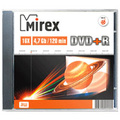 Mirex DVD+R, 4.7Gb, 16x, 5�� slim case