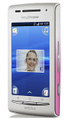 Sony Ericsson Xperia X8i, White Pink