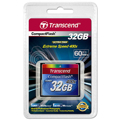Transcend Compact Flash 400X 32GB  