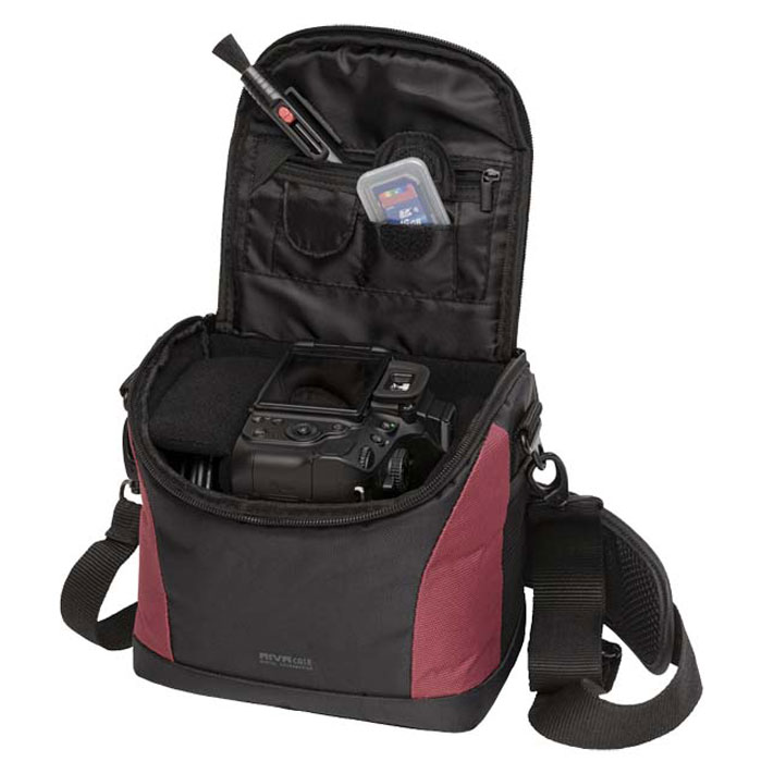 Riva 7228 SLR Case, Black Red сумка для фотокамеры