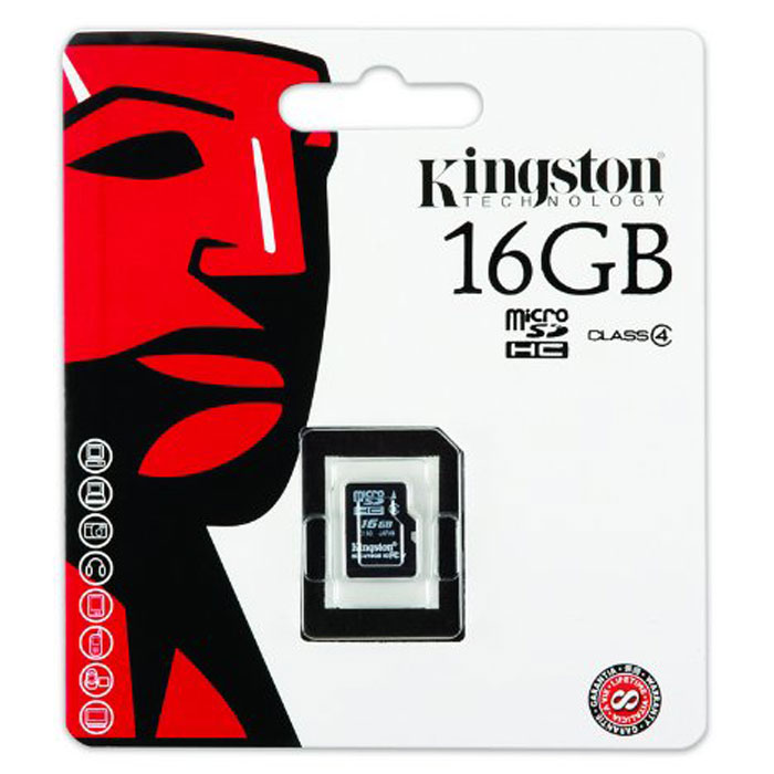 Kingston microSDHC Class 4 16GB  