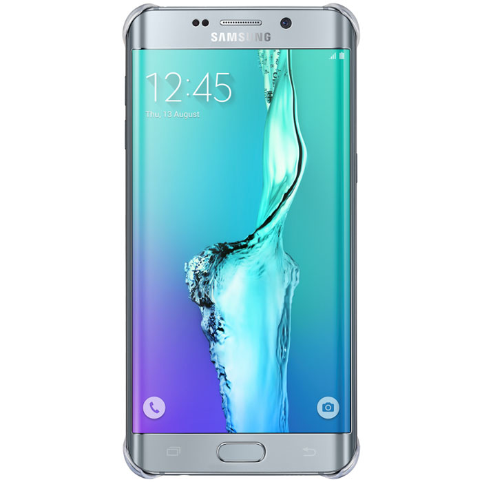 Samsung EF-QG928M Glossy Cover   Galaxy S6 Edge+, Silver