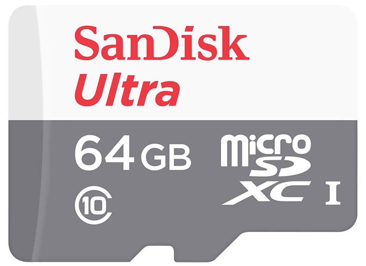SanDisk Ultra microSDXC UHS-I 64GB карта памяти с адаптером (48 МБ/с) SanDisk Ultra microSDXC UHS-I 64GB карта памяти с адаптером (48 МБ/с)