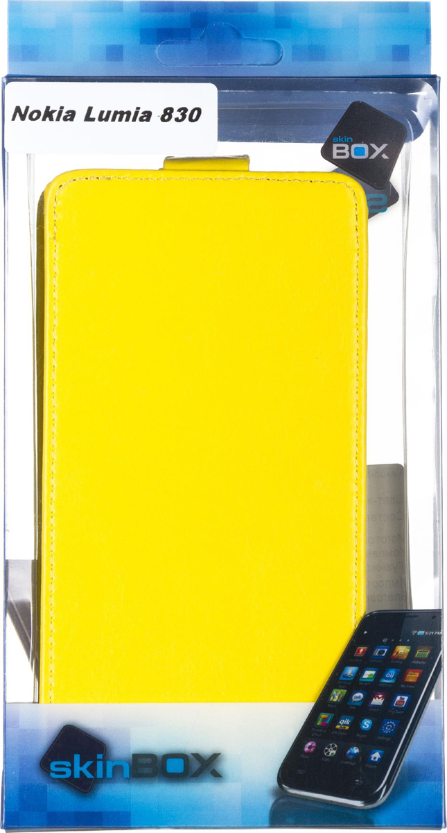 Skinbox Flip Case   Nokia Lumia 830, Yellow