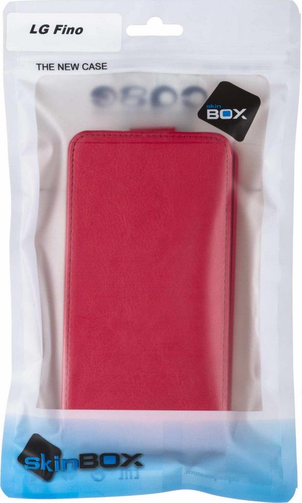 Skinbox Flip Case   LG Fino, Red