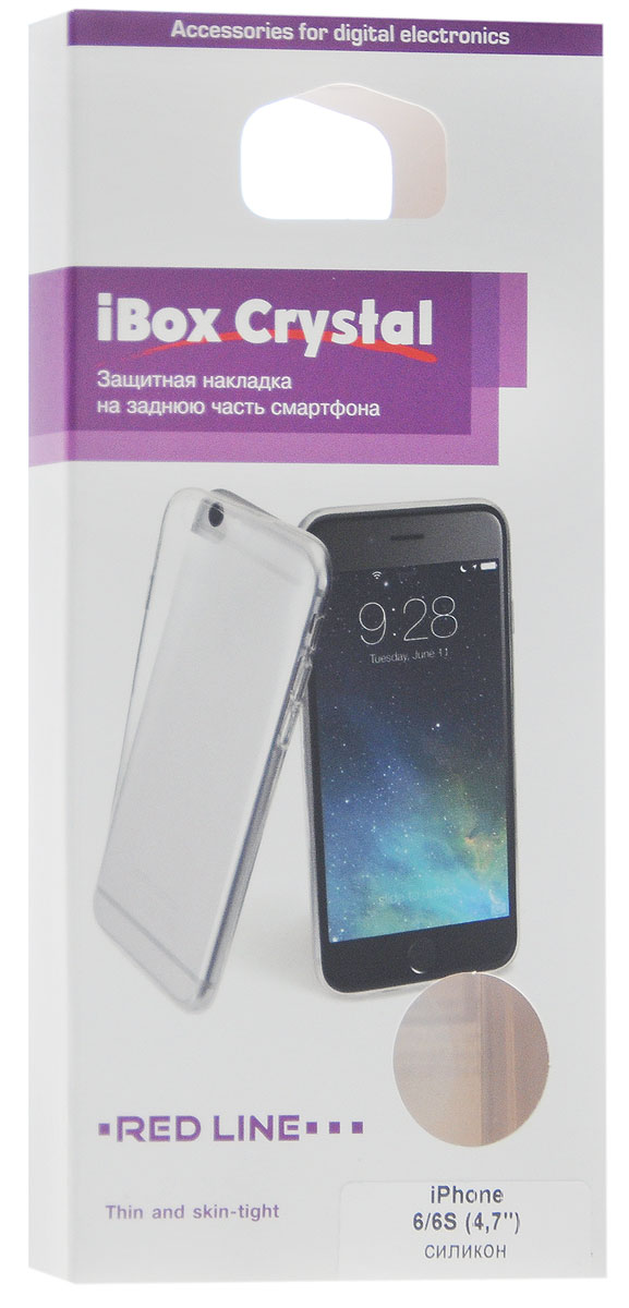 Red Line iBox Crystal   iPhone 6/6S (4.7"), Clear