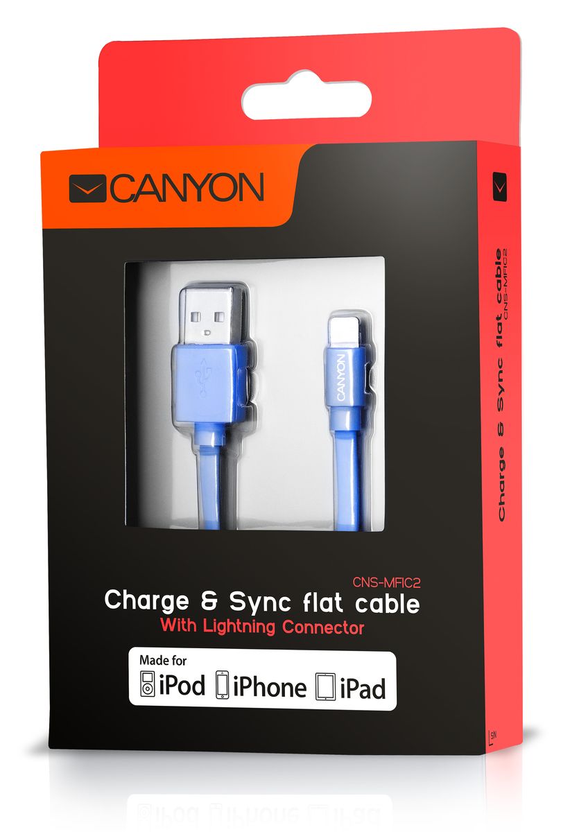 Canyon CNS-MFIC2BL, Blue   iPhone/iPod/iPad