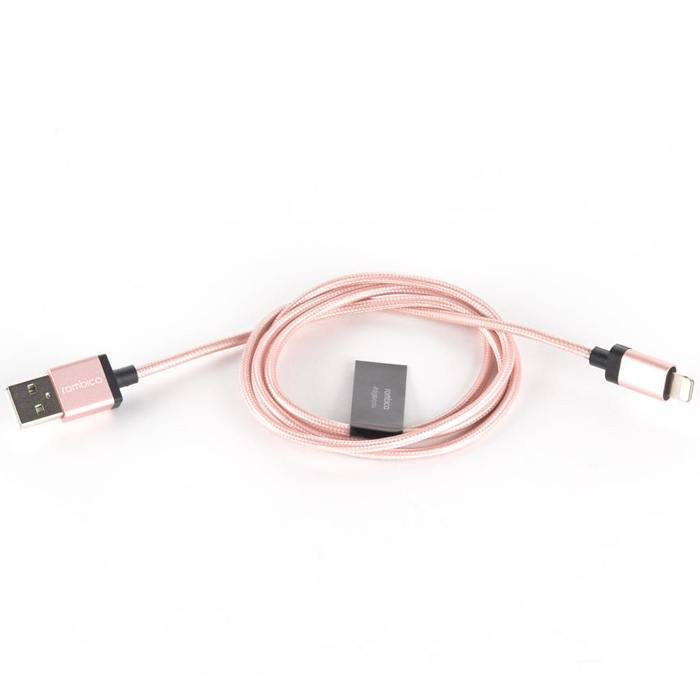 Rombica Digital IB-02 USB - Apple Lightning (MFI), Pink  (1 )