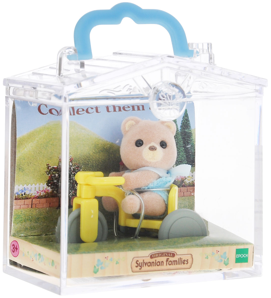 Sylvanian Families Фигурка Малыш медвежонок на велосипеде Sylvanian Families Фигурка Малыш медвежонок на велосипеде