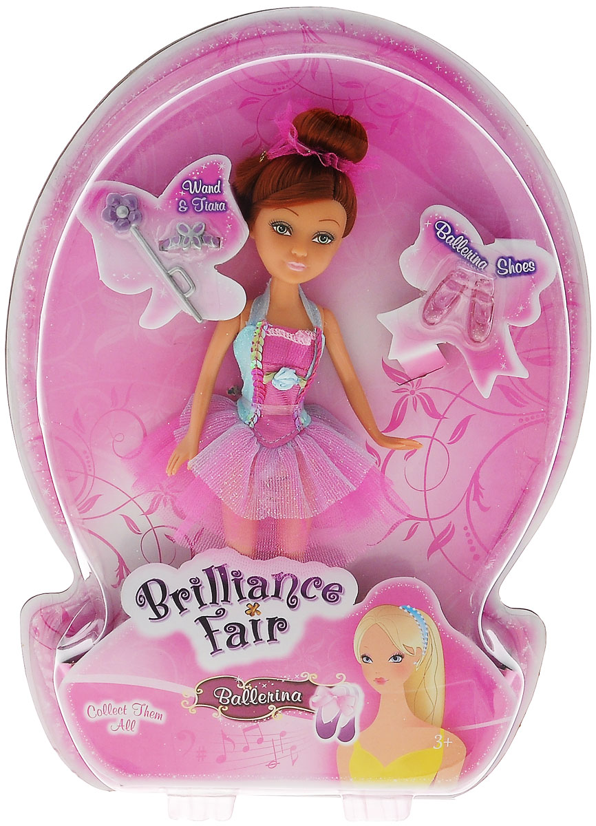 ABtoys Кукла Brilliance Fair Балерина цвет платья голубой розовый