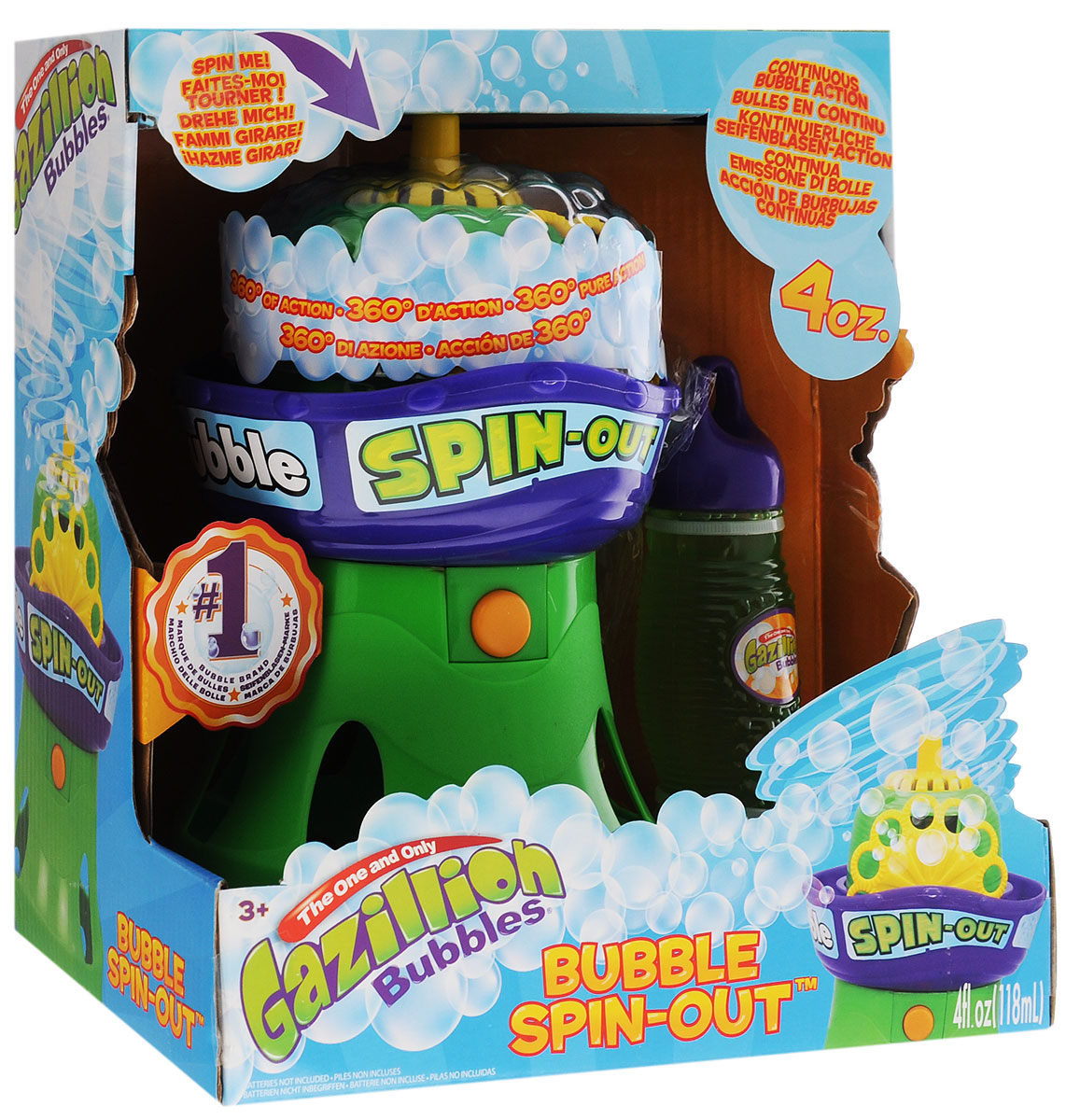Gazillion Bubbles Игровой набор для пускания мыльных пузырей Спирали Gazillion Bubbles Игровой набор для пускания мыльных пузырей Спирали