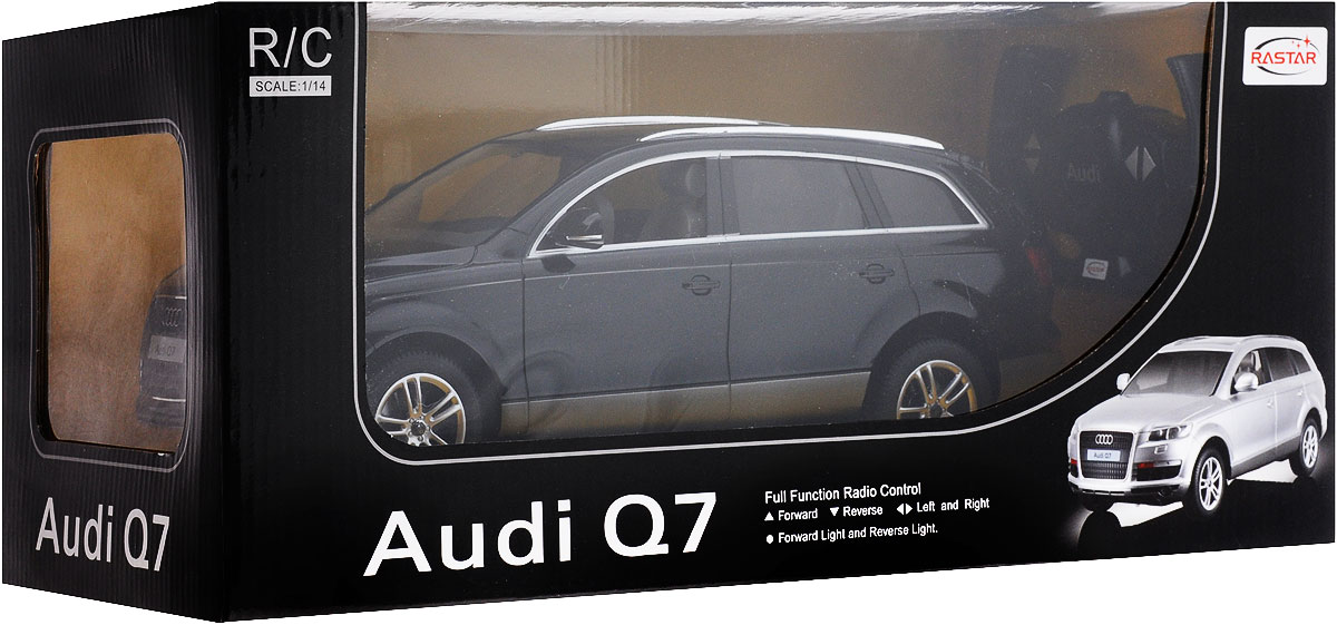 Rastar Радиоуправляемая модель Audi Q7 цвет черный масштаб 1:14
