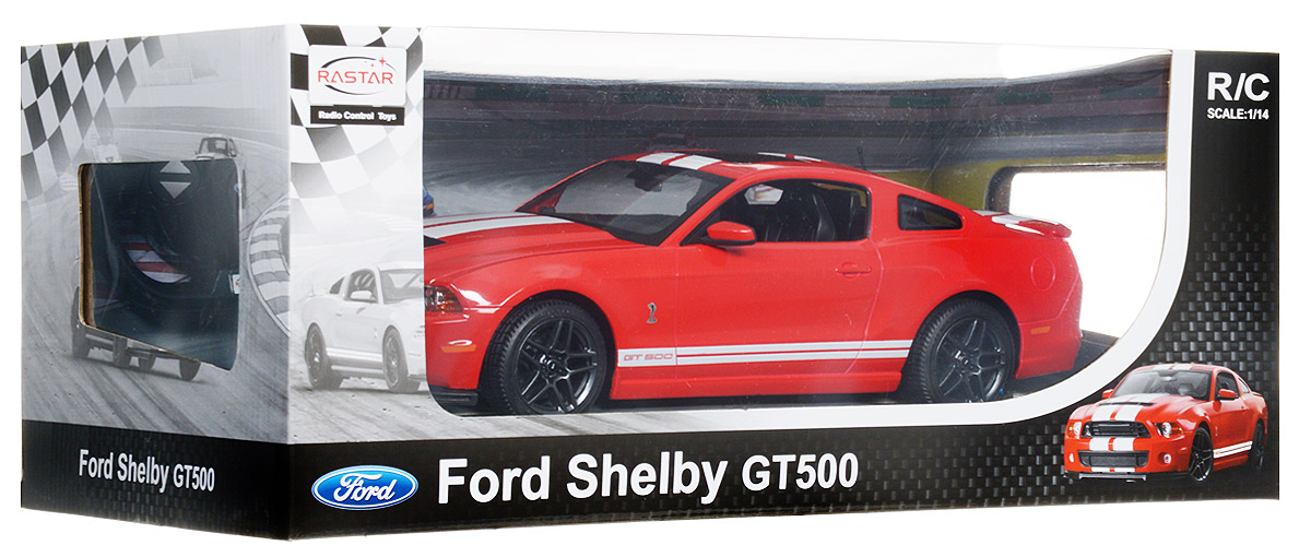 Rastar Радиоуправляемая модель Ford Shelby GT500 цвет красный Rastar Радиоуправляемая модель Ford Shelby GT500 цвет красный