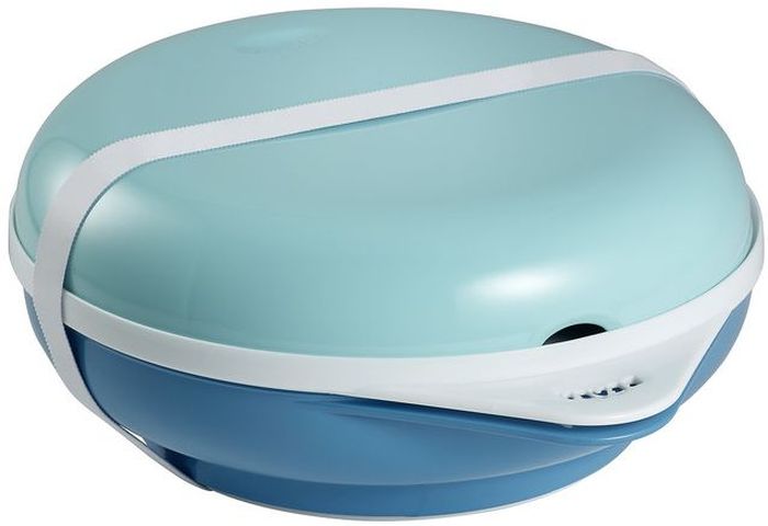 Beaba Набор посуды для кормления Bento Box Ellipse цвет голубой белый