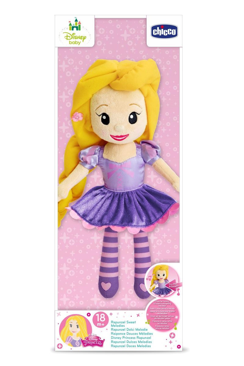 Chicco Мягкая игрушка мелодии принцесс Рапунцель Chicco Мягкая игрушка мелодии принцесс Рапунцель