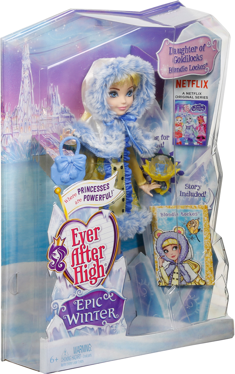 Ever After High Кукла Заколдованная зима Блонди Локс Ever After High Кукла Заколдованная зима Блонди Локс