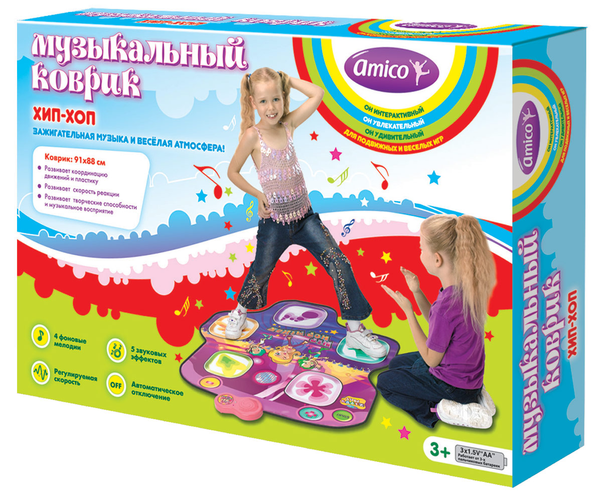 Ami&Co Игровой коврик музыкальный Хип-хоп Ami&Co Игровой коврик музыкальный Хип-хоп