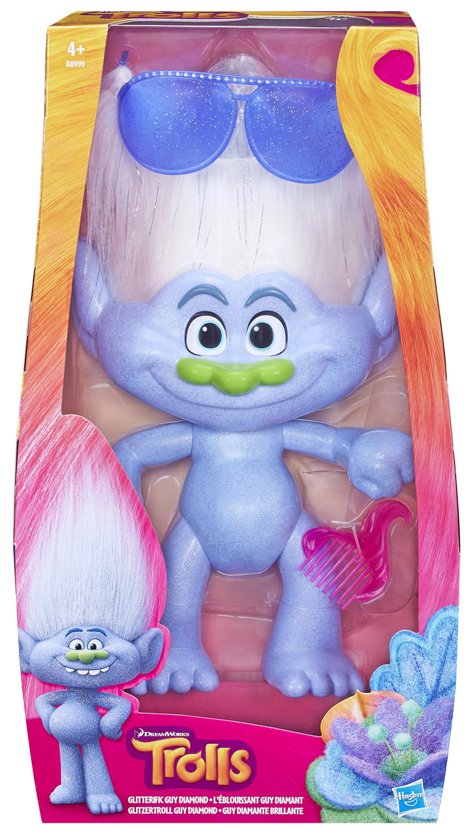 Trolls Большая фигура Тролль Guy Diamond 35 см Trolls Большая фигура Тролль Guy Diamond 35 см