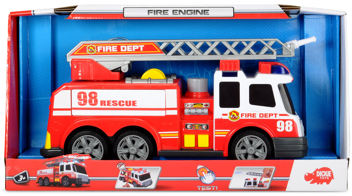 Dickie Toys Пожарная машина функциональная