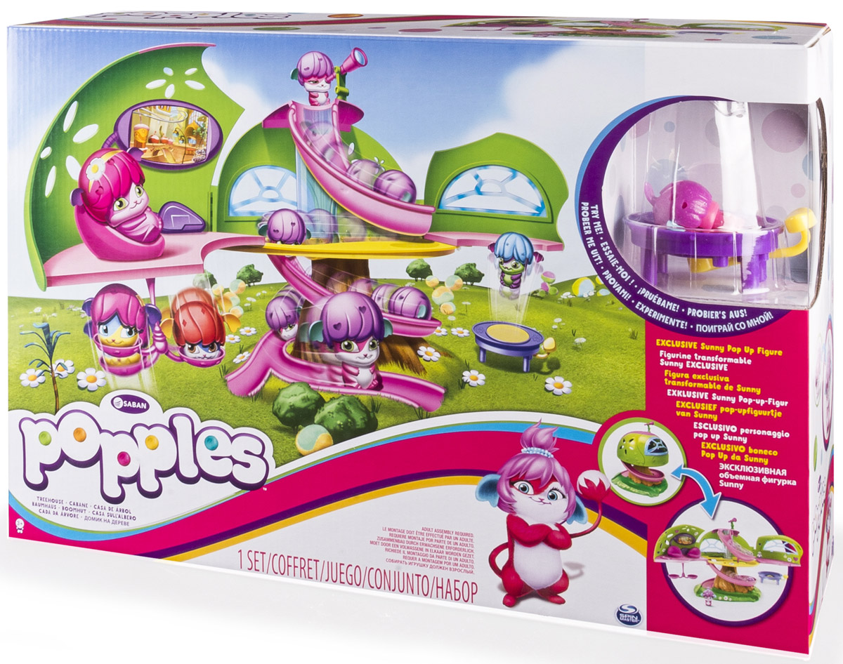 Popples Игровой набор Дом на дереве Popples Игровой набор Дом на дереве