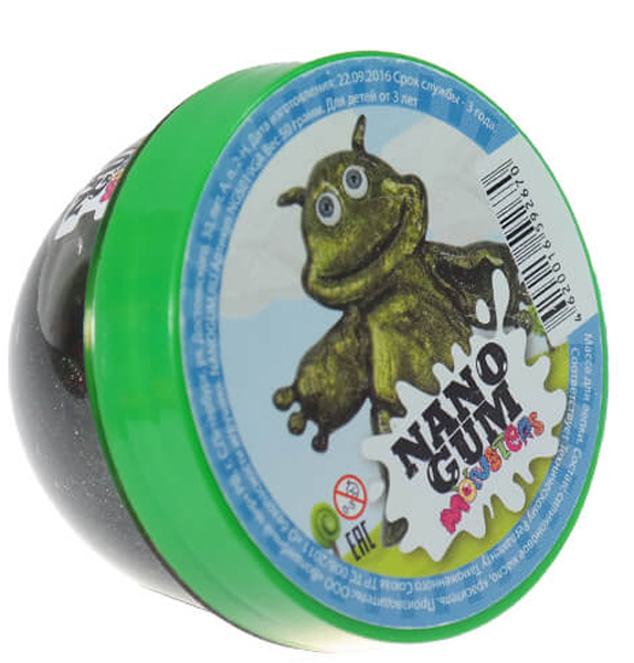 Nnano Gum Жвачка для рук-антистресс Галактикс 3D эффектом 50 гр Nnano Gum Жвачка для рук-антистресс Галактикс 3D эффектом 50 гр