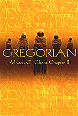 Gregorian: Masters Of Chant Chapter III Gregorian: Masters Of Chant Chapter IIIAn enchanted monastery in the Black Forest was the film location for Gregorian this time. The continuation of the success story Masters Of Chant Chapter III simultaneously tells the fascinating tale of the monks and gives insights into the Dark Ages. The fairy tale backdrop combined with 10 selected masterworks in Gregorian style bewitches and enthuses the viewer to take another trip with the Gregorian. Tracklist: 01. Join Me 02. Be 03. Blasphemous Rumours 04. Only You 05. Blue Monday 06. Sacrifice 07. Ordinary World 08. Fields Of Gold 09. Before The Dawn 10. I Wont Hold You Back 11. Wicked Game 12. Out Of The Cold 13. Voyage Voyage 14. Join Me (Schill Out - Version)