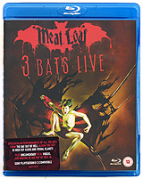 Meat Loaf: 3 Bats Live (Blu-ray) -  Tracklist: 01. All Revved Up With No Place To Go 02. Paradise By The Dashboard Light 03. You Took The Words Right Out Of My Mouth 04. Out Of The Frying Pan (And Into The Fire) 05. Life Is A Lemon (And I Want My Money Back) 06. Id Do Anything For Love (But I Wont Do That) 07. Objects In The Rear View Mirror May Appear Closer Than They Are 08. Rock & Roll Dreams Come Through 09. The Monster Is Loose 10. Bad For Good 11. If It Aint Break It 12. Blind As A Bat 13. Two Out Of Three Aint Bad 14. Bat Out Of Hell 15. Black Betty 16. Its All Coming Back To Me Now 17. Mercury Blues 18. Gimme Shelter